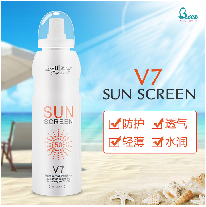 Xịt chống nắng hàn quốc sun screen v7