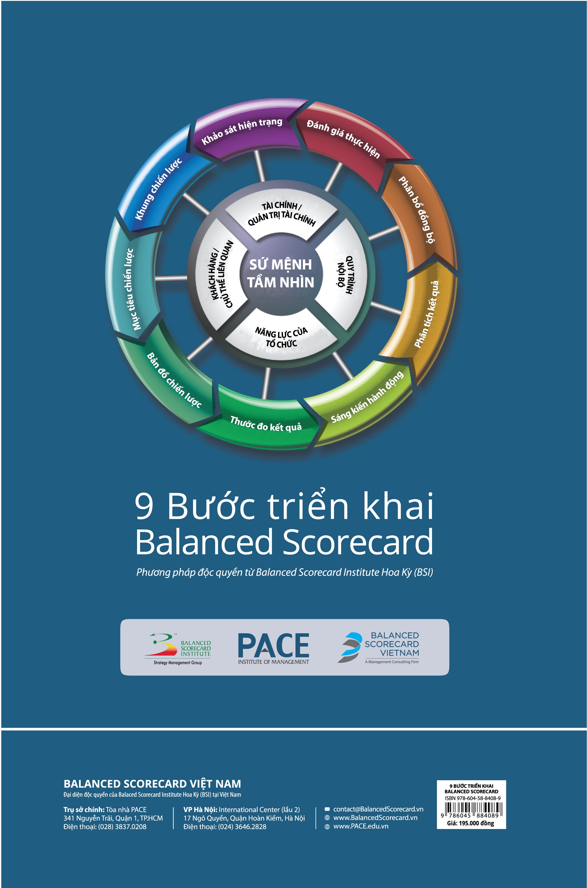 Sách Fahasa - 9 Bước Triển Khai Balanced Scorecard (Tái Bản 2020)
