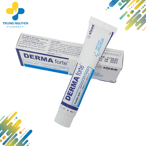 Gel mờ thâm, giảm mụn Derma Forte (Tuýp 15g)