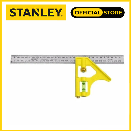 Thước eke thủy cán sắt 12 inch (300 mm) Stanley 46-028