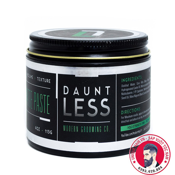 Sáp vuốt tóc Dauntless Matte Paste 113gr - new 2025 + Quà Tặng