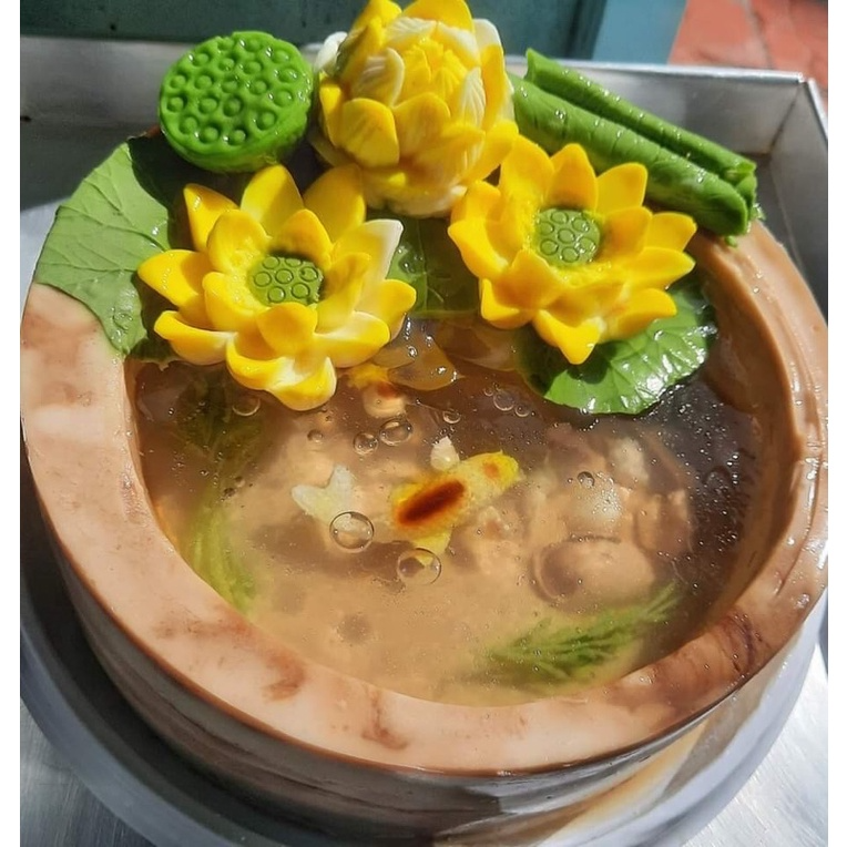 Combo 6 khuôn silicon đầm sen