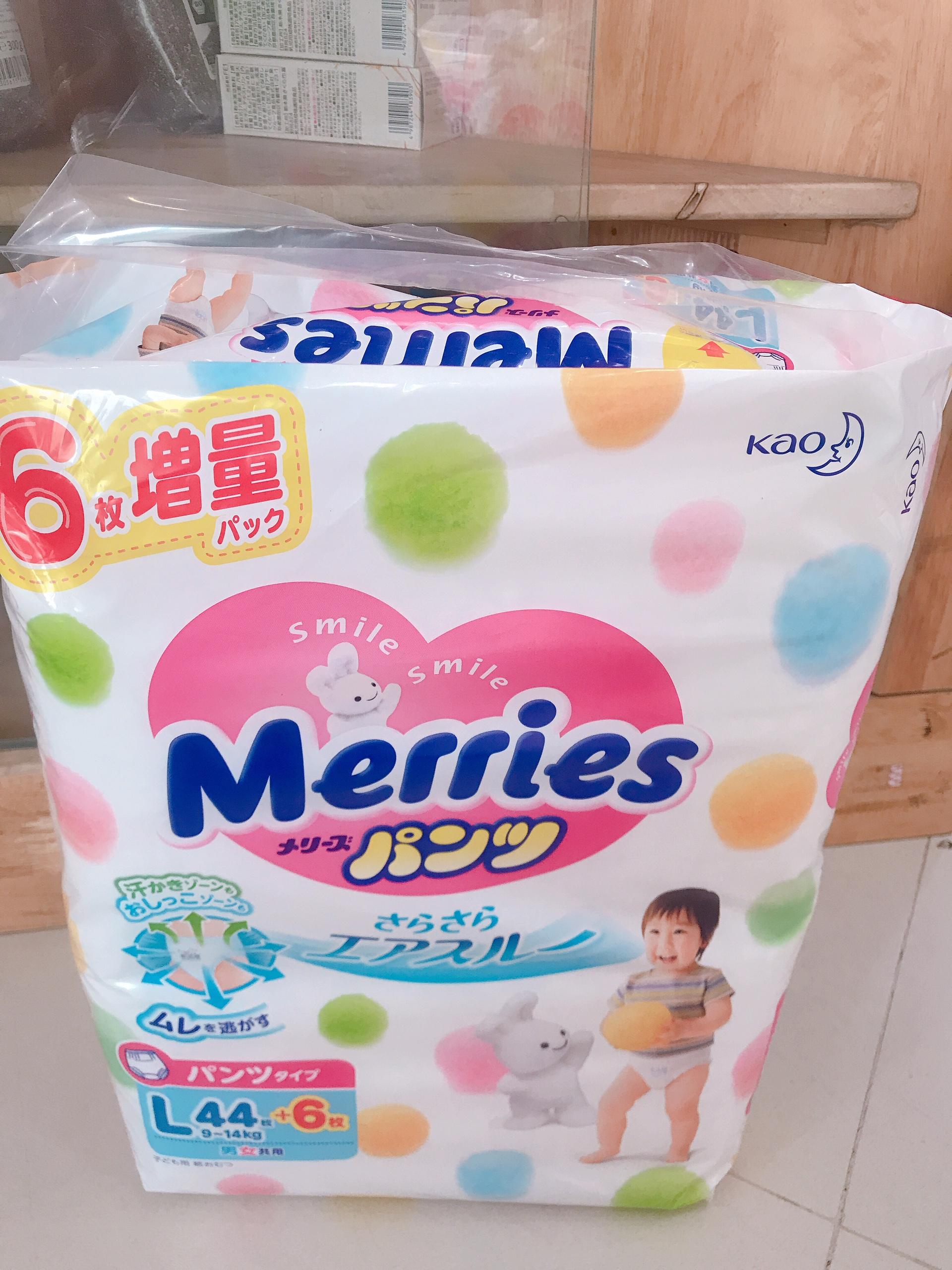 Tả quần Merries L44+6 ( 9~14kg)