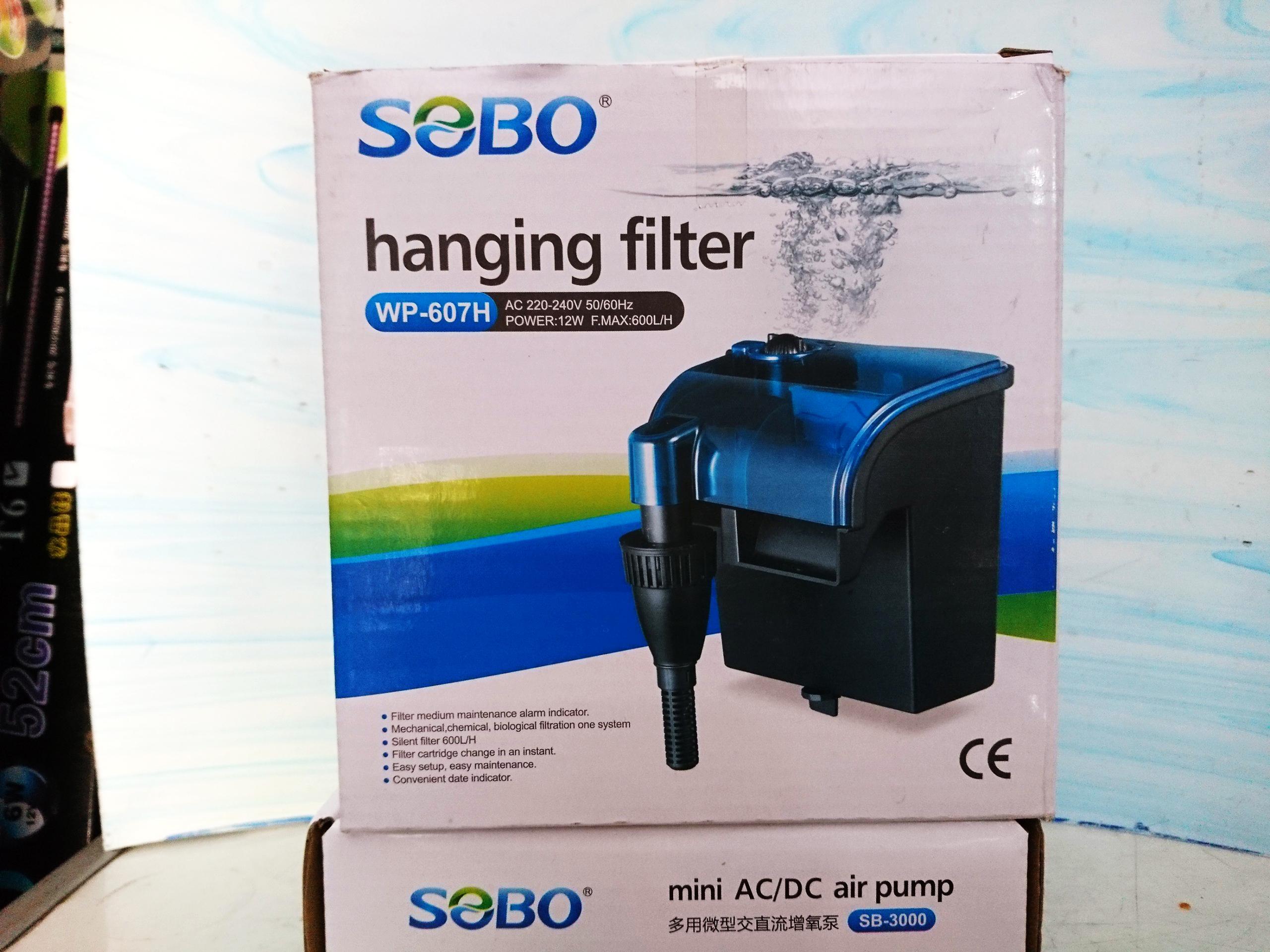 Lọc thác sobo WP-607h dành cho hồ cá thủy sinh