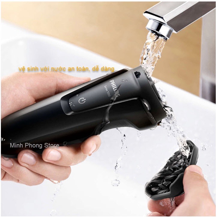 [Hàng Chính Hãng] Máy Cạo Râu 3 Lưỡi Philips S1010