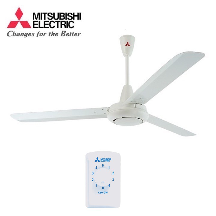 Quạt trần 3 cánh Mitsubishi C60-GY WH