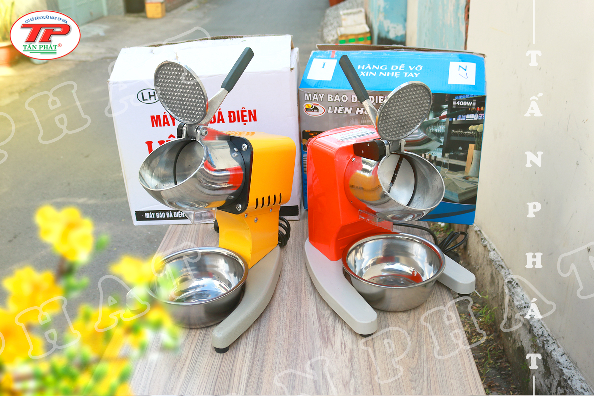 [HCM]Máy bào đá tuyết 2 lưỡi dao hàng Liên Hưng
