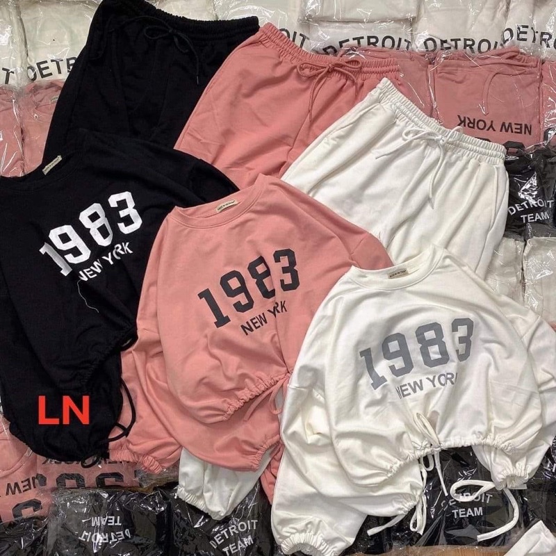 Bộ áo rút bụng 1983 +quần bom LN1