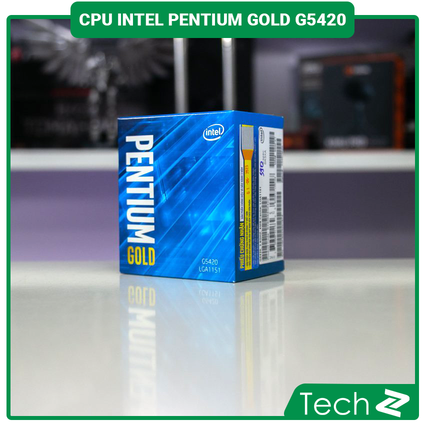 CPU Intel Pentium Gold G5420 (3.8GHz, 2 nhân 4 luồng, 4MB Cache, 54W) - Socket Intel LGA 1151)
