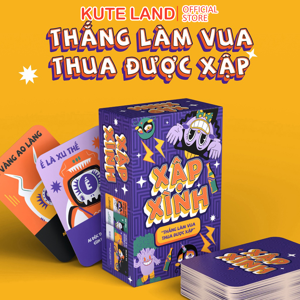 Drinking game xập xình - quẩy tới bến board game thẻ bài 80 lá