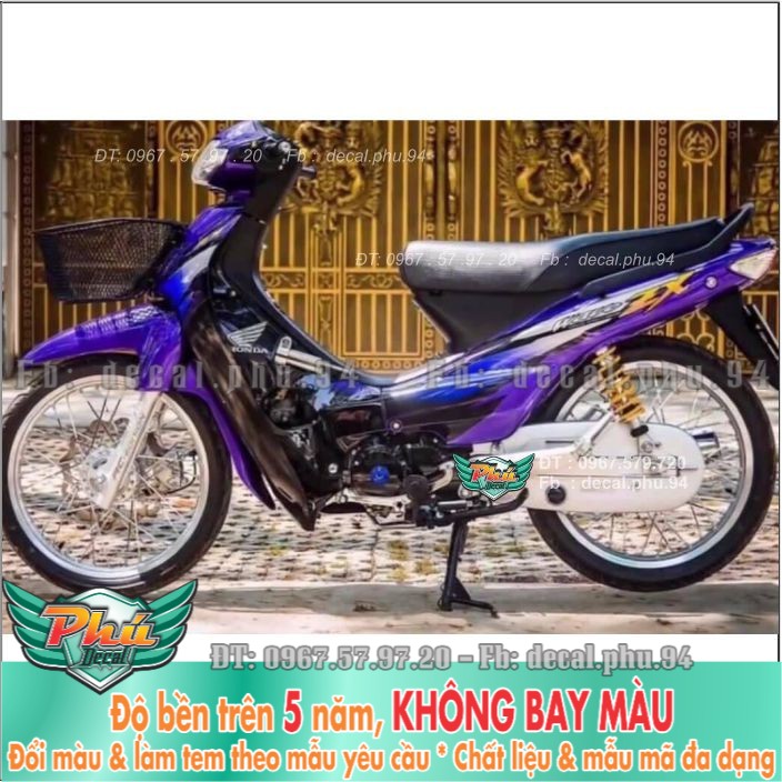 Tem rời wave zx tím đen -mã 3
