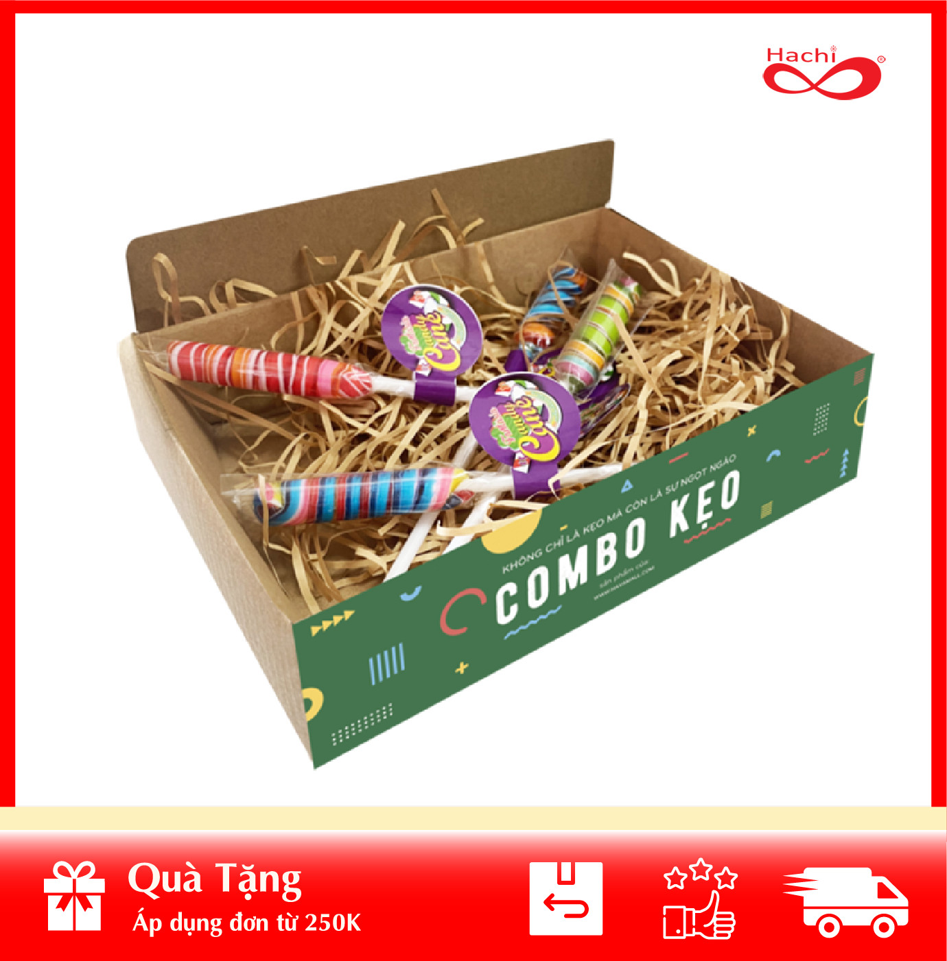 [HOÀN TIỀN MAX 10%][ HÀNG CÔNG TY NHẬP KHẨU ] Combo 4 Cây Kẹo Gậy 8g – Fantasia Candy Cane