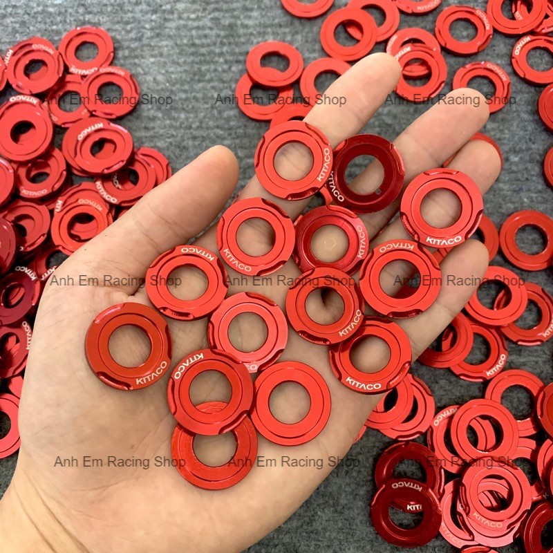 Lông đền nhôm đỏ kitaco 12mm 10mm