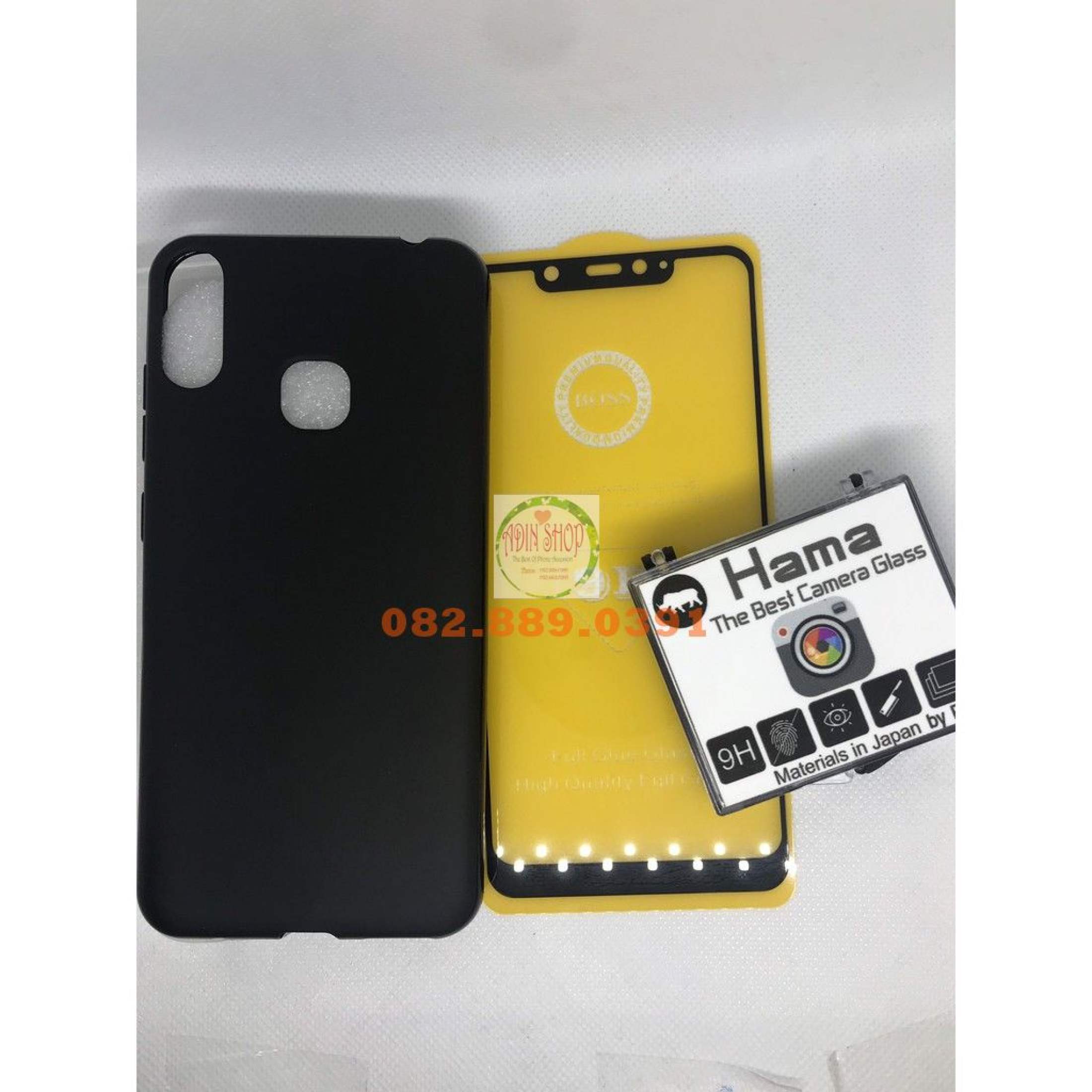 Ốp lưng + kính cường lực + cl camera vsmart joy 1+