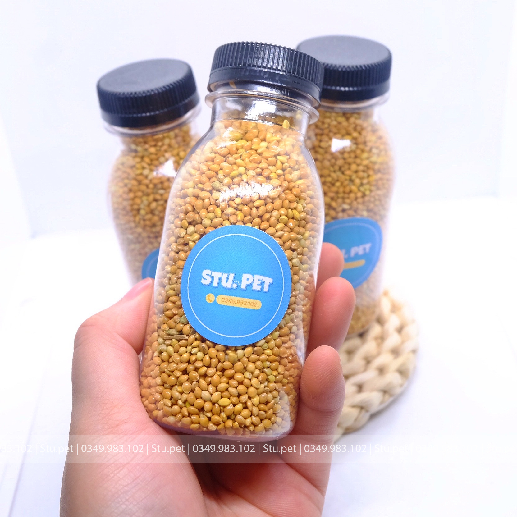 [MỚI KHAI TRƯƠNG] Hạt Kê thức ăn cho Hamster, vẹt, sóc bay, thỏ…100g