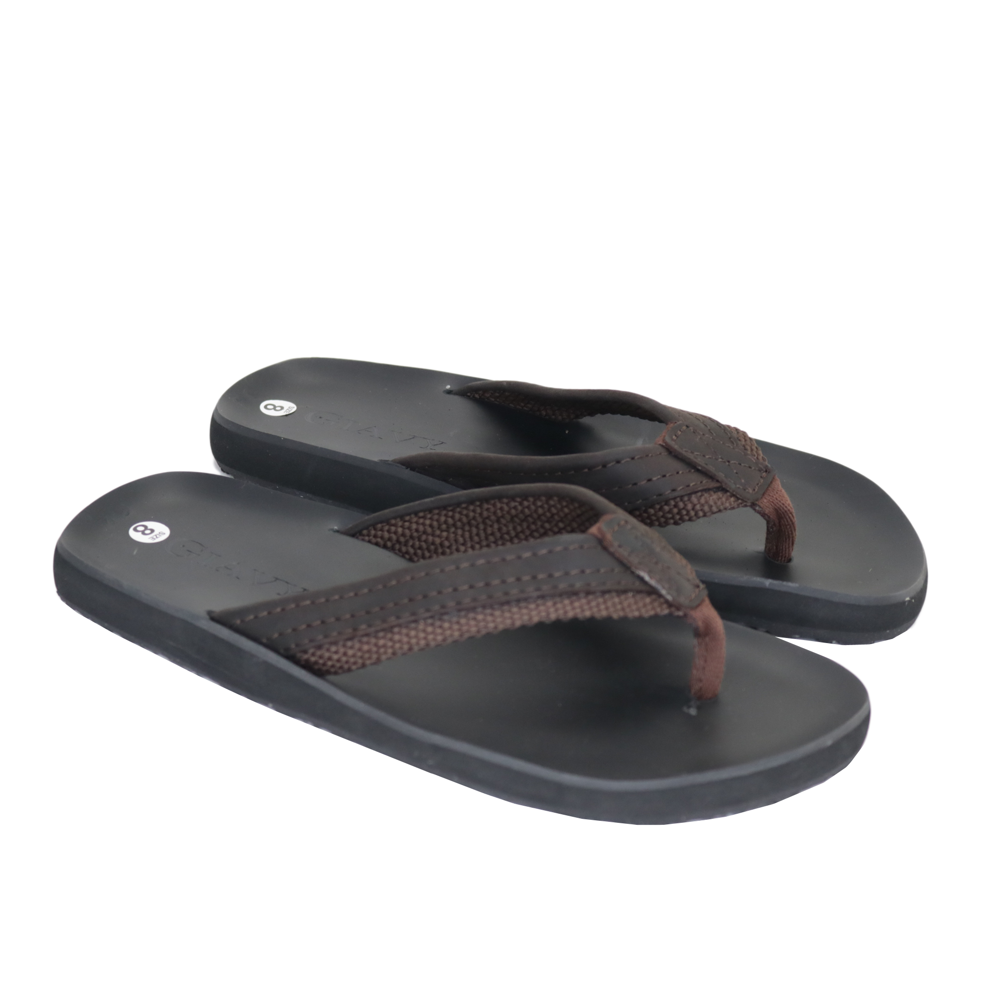 DÉP GIAVY QUAI KẸP NỮ- K149 NÂU