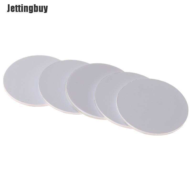 Jettingbuy 5pcs 25mm 125Khz RFID Tags T5577 Writable Stickers Proximity Cards Rewritable