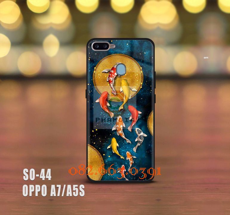 Ốp lưng Oppo A7/A5S hình cá koi siêu đẹp