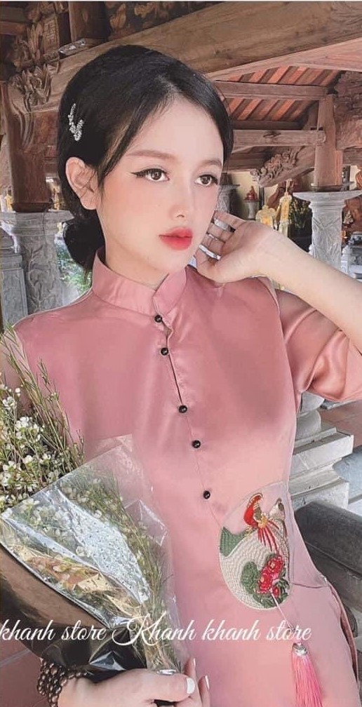 Set Đồ Đi Chùa Thêu Chất Vải Lụa Cao Cấp L10