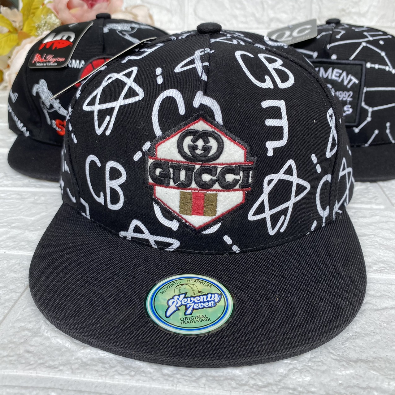 MŨ LƯỠI TRAI HIPHOP GUUCCCI CHO BÉ