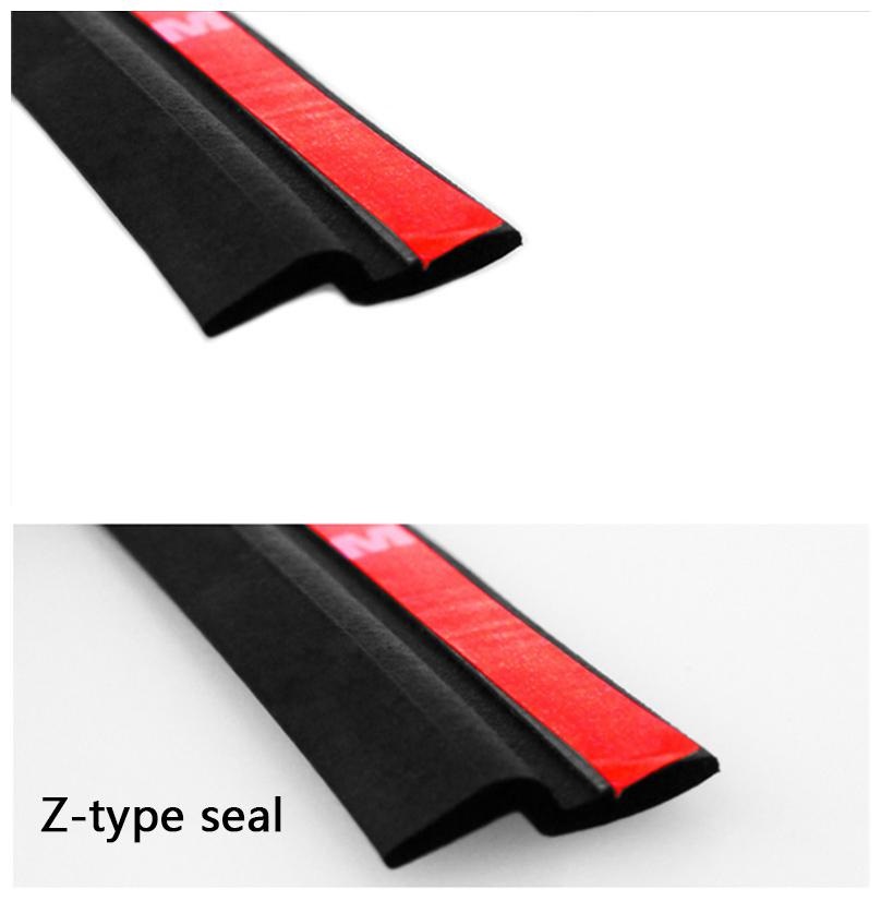 Gioăng cao su chữ Z chống ồn xe hơi - Bộ 3m - chống bụi chống thoát nước cao cấp