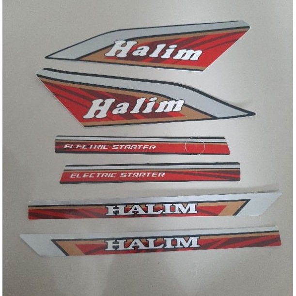 Bộ tem dán xe DREAM Halim