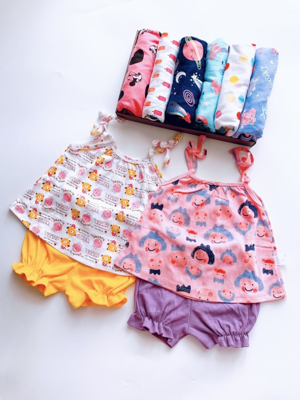 Nơi bán Combo 2 Bộ thun 2 dây mặc hè in hình thú cho bé từ 8-18 kg ( cập nhật mẫu mới nhất 2021)