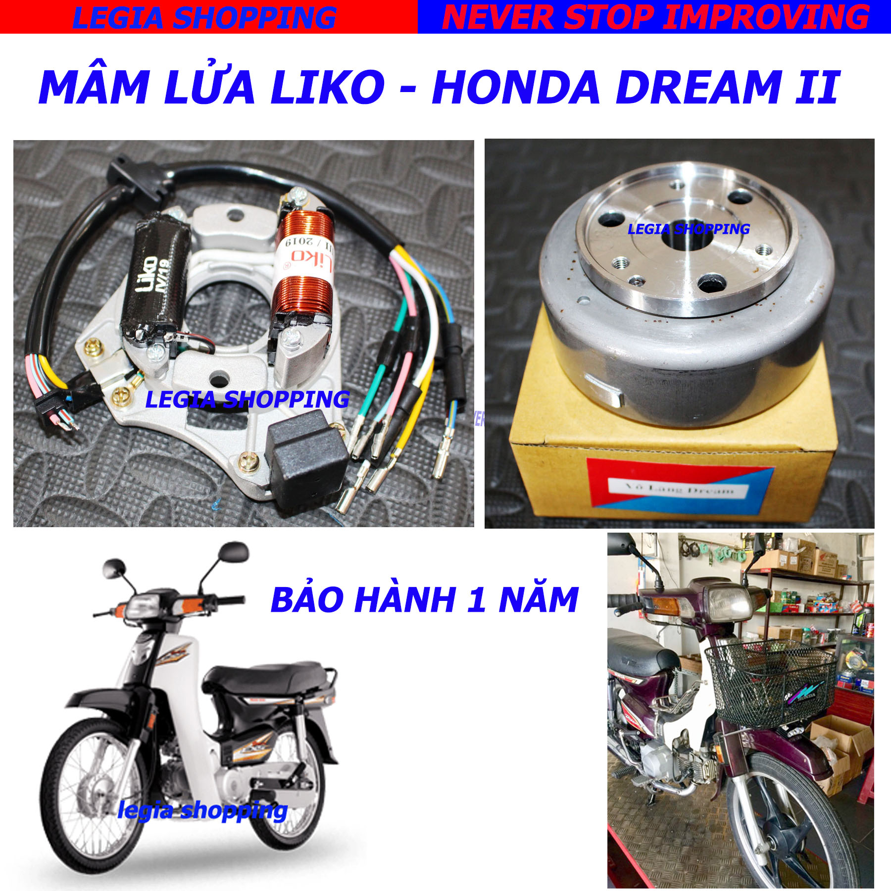 Honda Dream II Thái 25 năm còn mới zin độc nhất Việt Nam