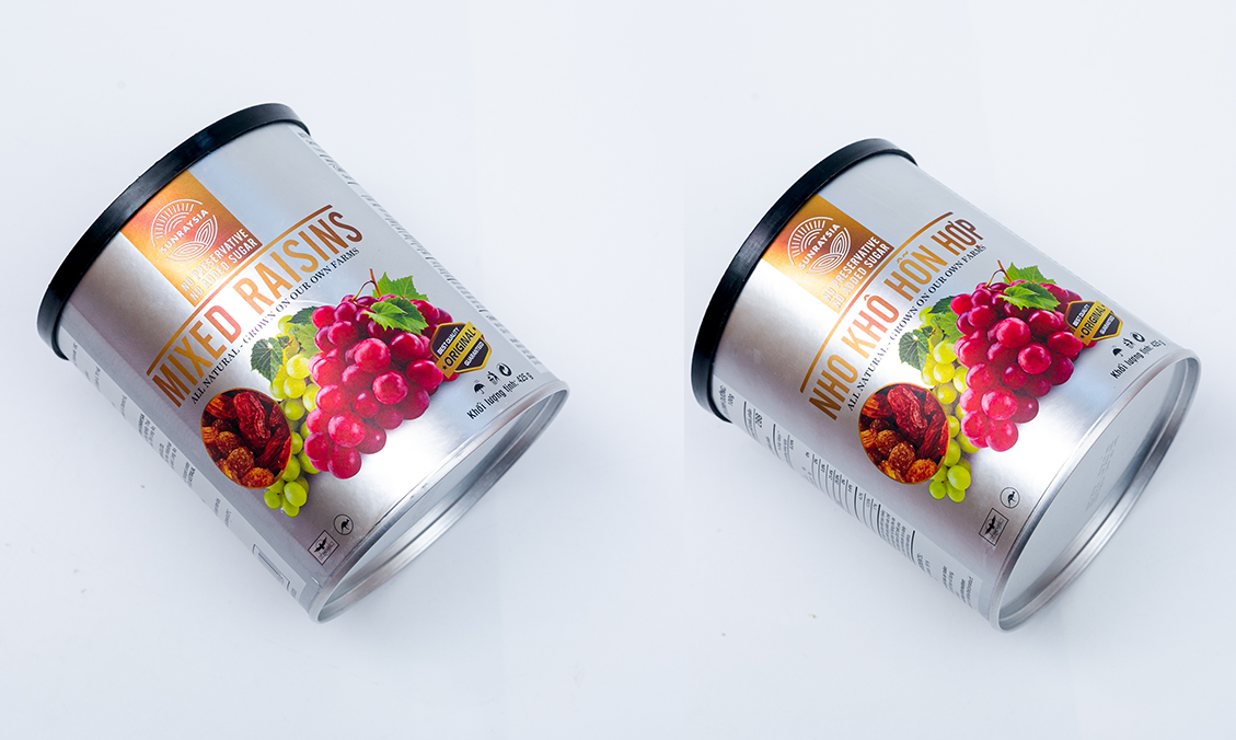 Combo 2 lon nho khô cao cấp Úc Sunraysia  Mixed