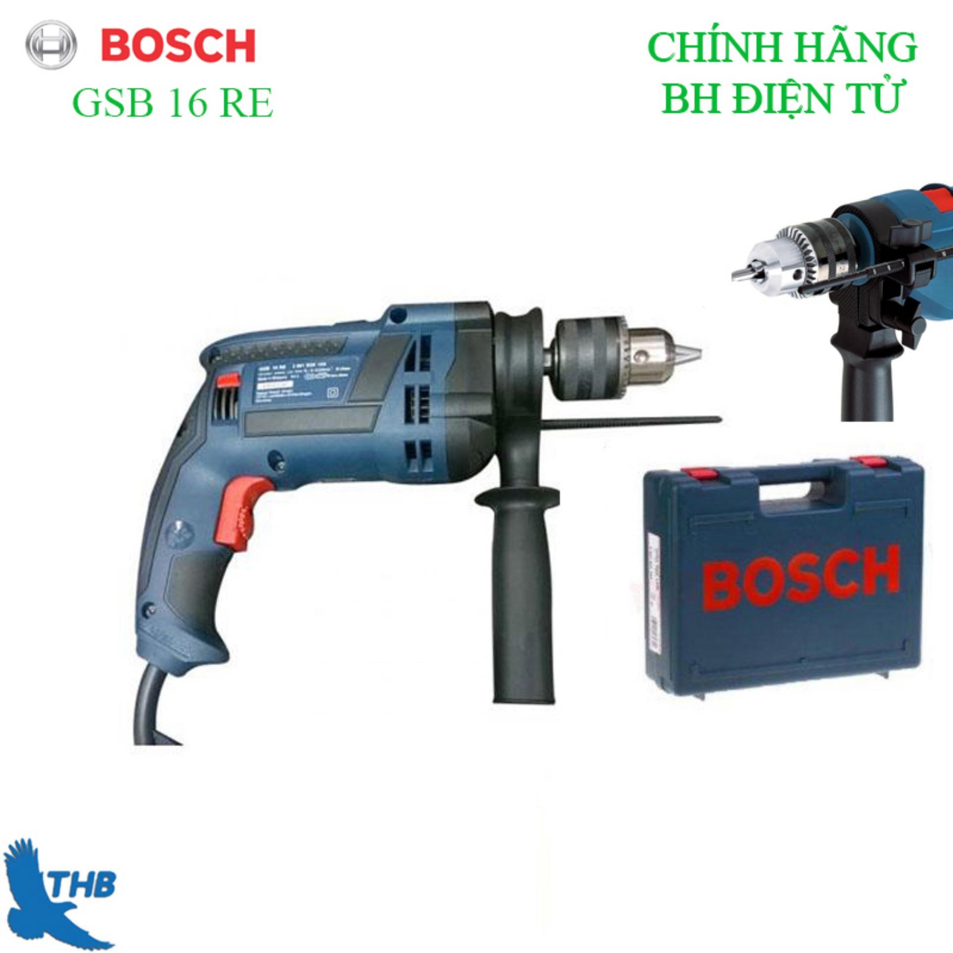 Máy khoan động lực Bosch GSB 16 RE cải tiến Kèm hộp nhựa