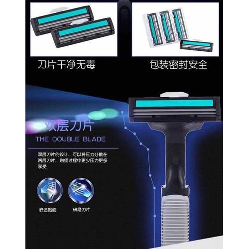 SET DAO CẠO RÂU + 36 ĐẦU DAO THAY THẾ (Tặng kèm tuýp kem cạo râu)