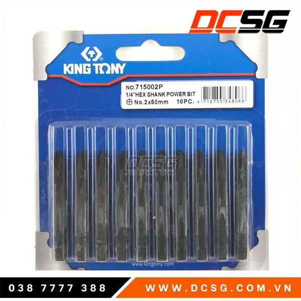 Mũi vít bake 1 đầu Ph1x50mm - Ph2x50mm Kingtony