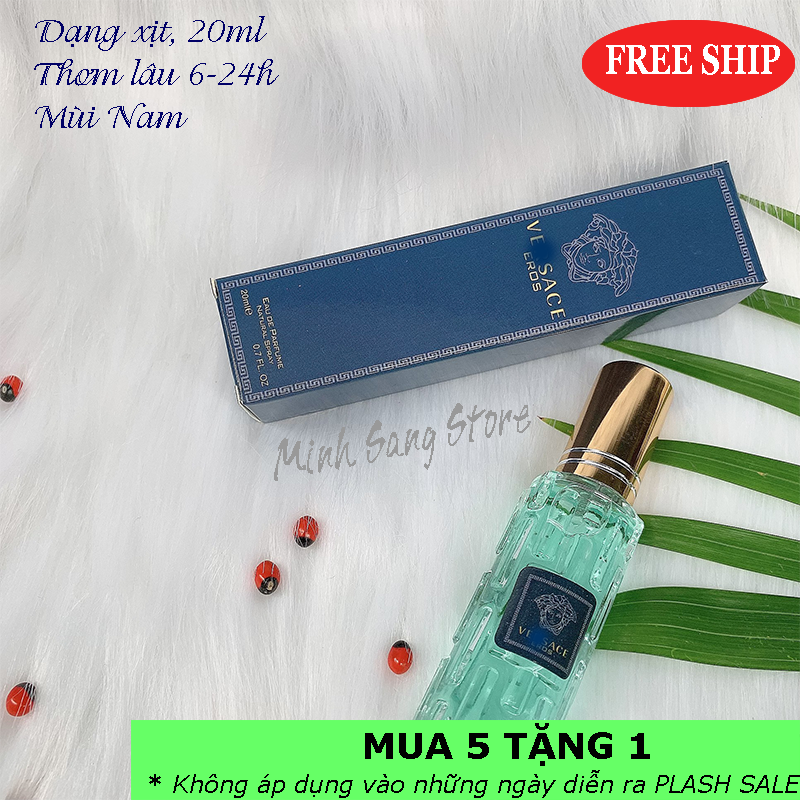 COMBO 2 NƯỚC HOA NAM VESACE EROS MINI 20ML LƯU 6-12H