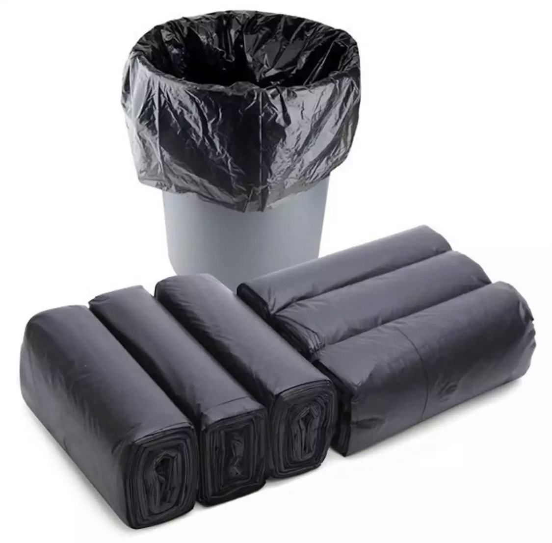 Cuộn túi đựng rác tiện lợi màu đen