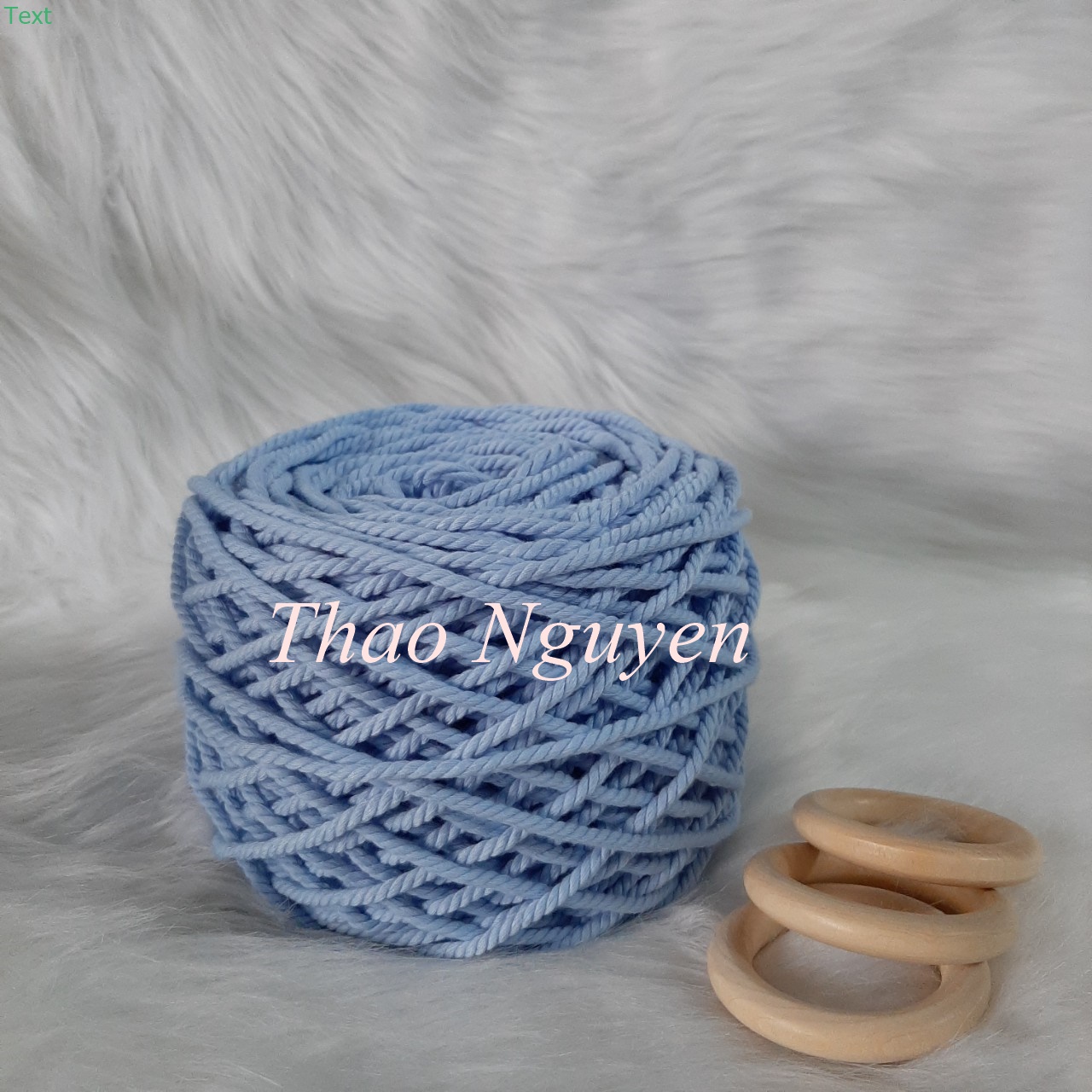200g dây thừng đan macrame, sợi xoắn size  5mm