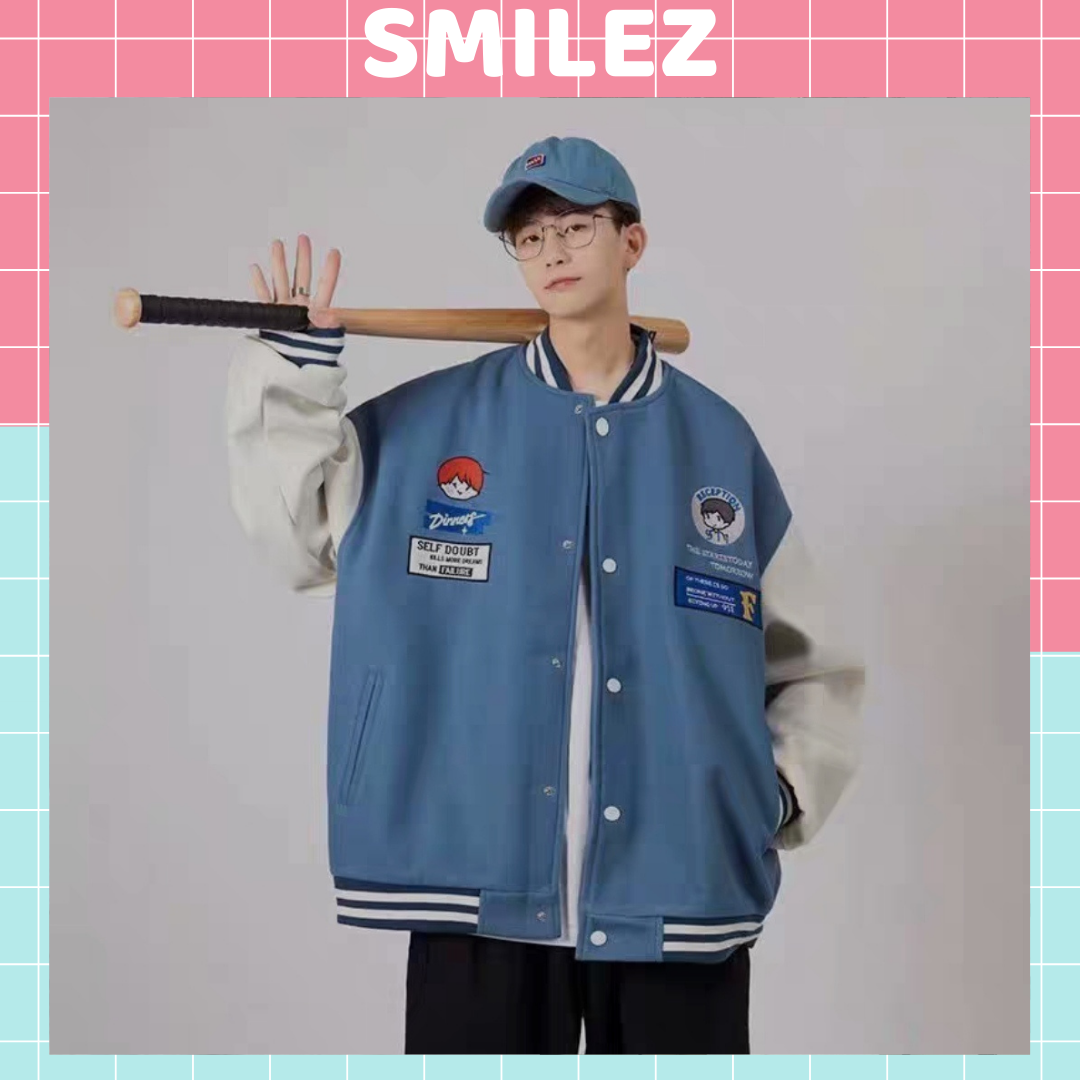 Áo Khoác Bomber Nam Nữ Diner form rộng unisex vải nỉ dày dặn phong cách ulzzang