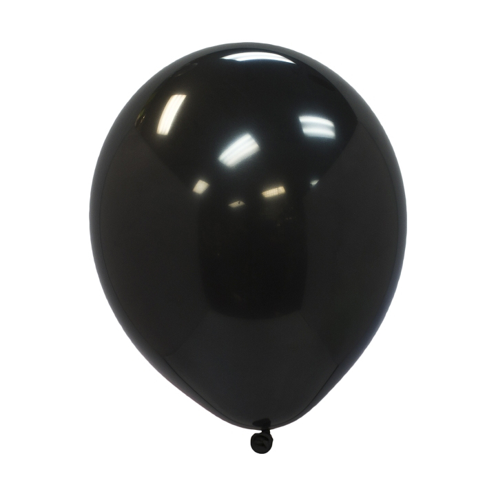 Set 10 bong bóng đen thường - Black balloon bbcs06