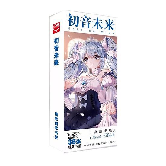 Bookmark Hatsune Miku hộp ảnh tập ảnh đánh dấu sách 36 tấm