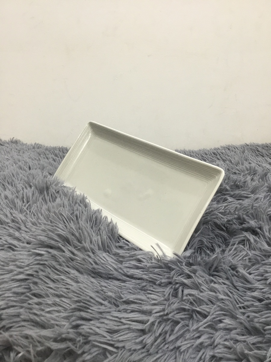 Rectangular Plate 25X12.5X2.5 cm - Dong Hwa Ceramics - High Quality Vietnamese Products