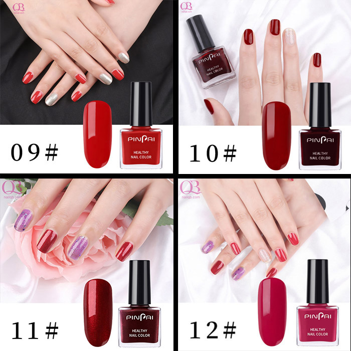 HCMSơn móng tay mini 6ml sơn thường mau khô không hại móng Pinpai mã 09-12