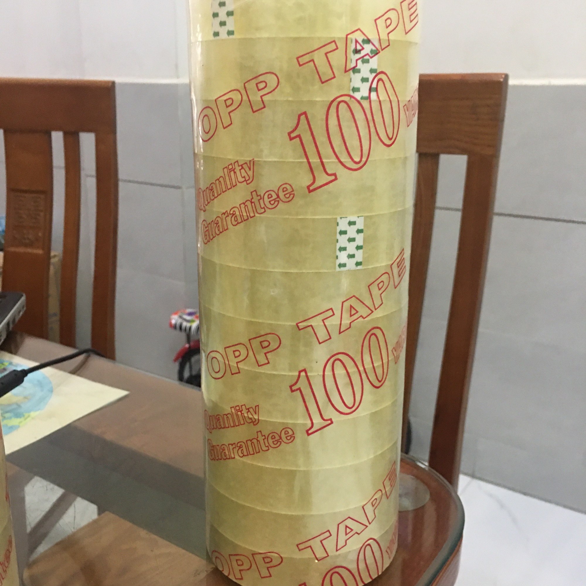 [HCM]SALE Băng keo trong 25F (12 cuộn/cây)