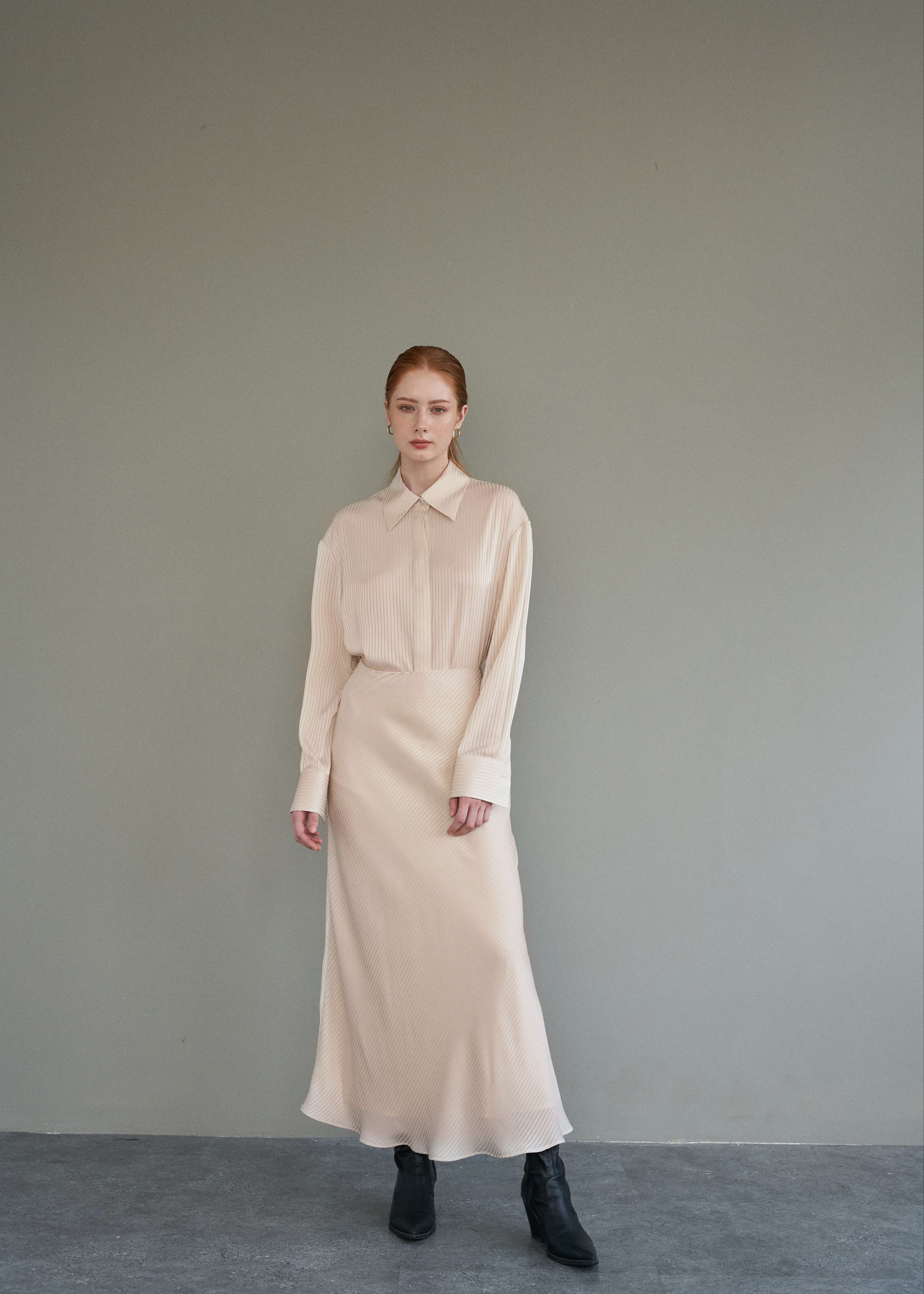 GEORGIA BIAS SKIRT - CHÂN VÁY LỤA