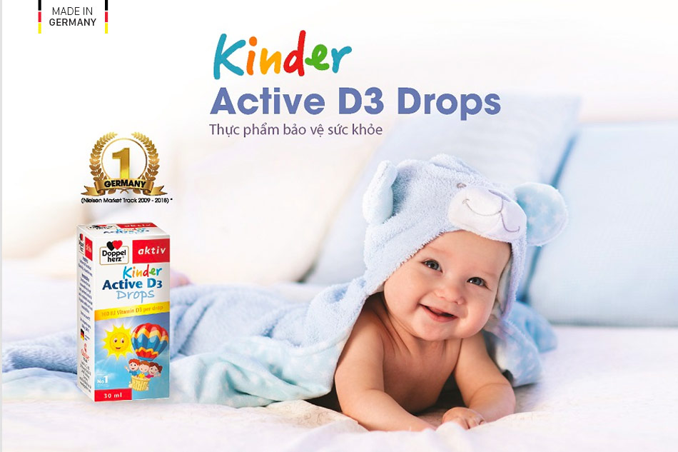 kinder Active D3 Drop nhập khẩu từ Đức