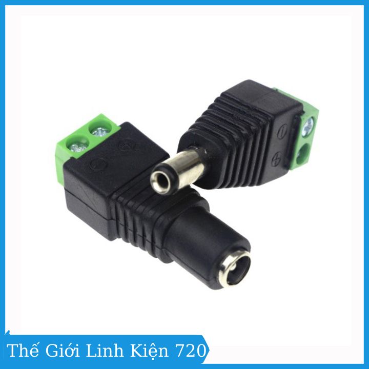 Jack nối nguồn DC đực 5.5x2.1mm