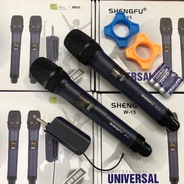 MICRO KHÔNG ĐÂY ĐA NĂNG SHENGFU W15 ( 2 TAY MICRO)