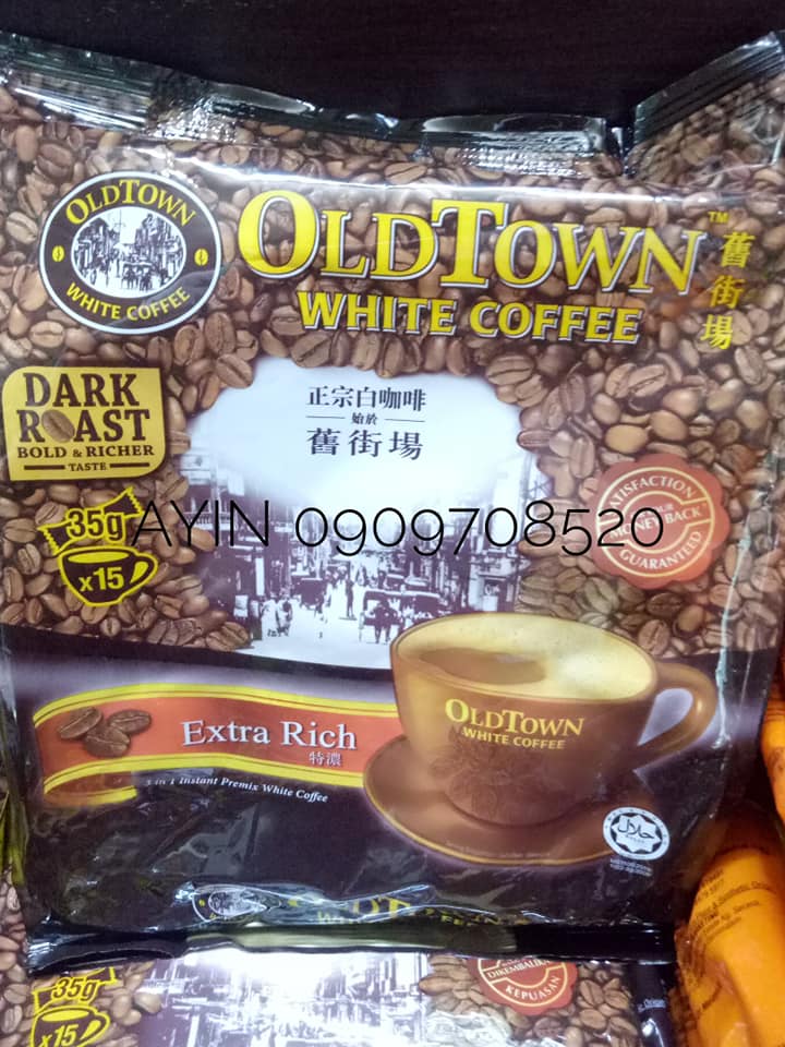 (HSD 02/2026)  Cà phê trắng Extra Rich OldTown White Coffee Malaysia - Vị đậm đà