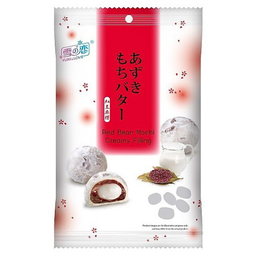 Bánh Mochi Yuki & Love vị Đậu đỏ nhân kem gói 120gr