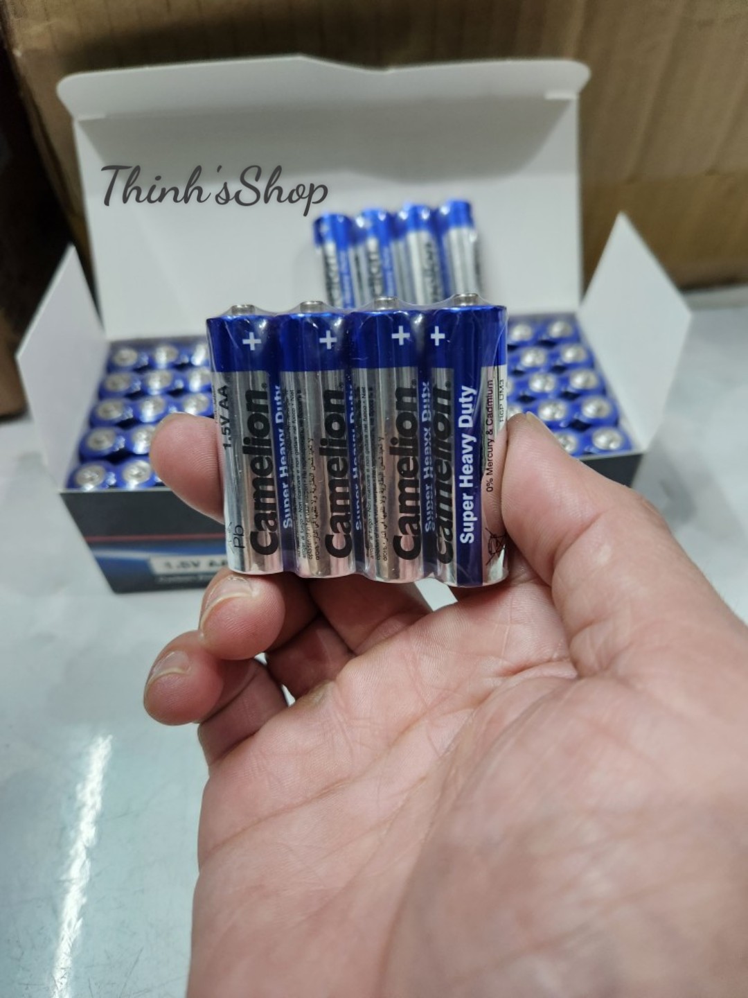 Bộ 2 vỉ (8 viên) pin AA Camelion chính hãng