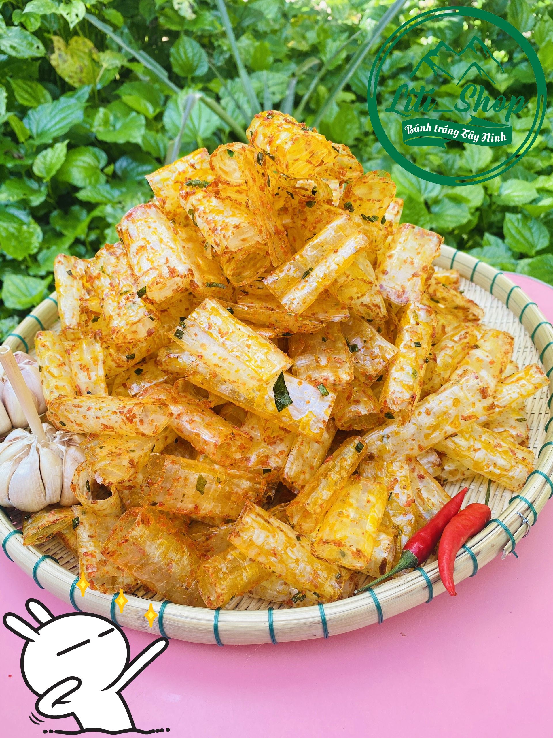 Bánh tráng Cuộn Tôm -Sate 500Gr [Loại hảo hạng]