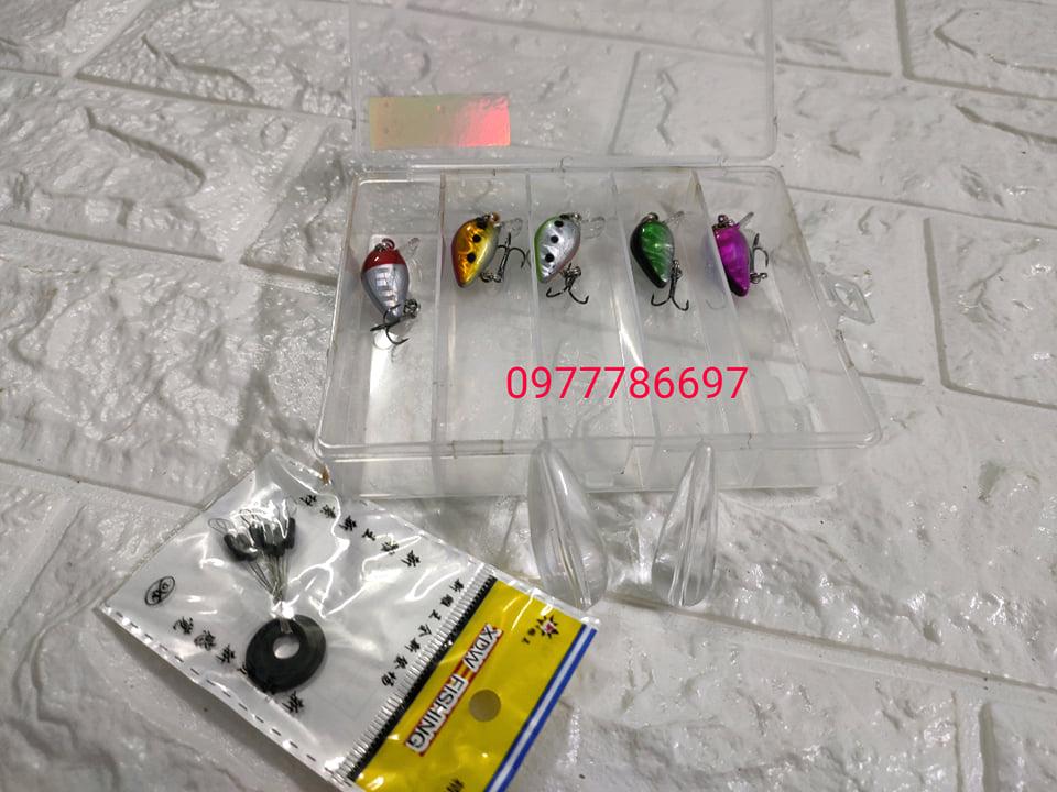 mồi ruồi lure rô phi kèm 2 phao trợ lực